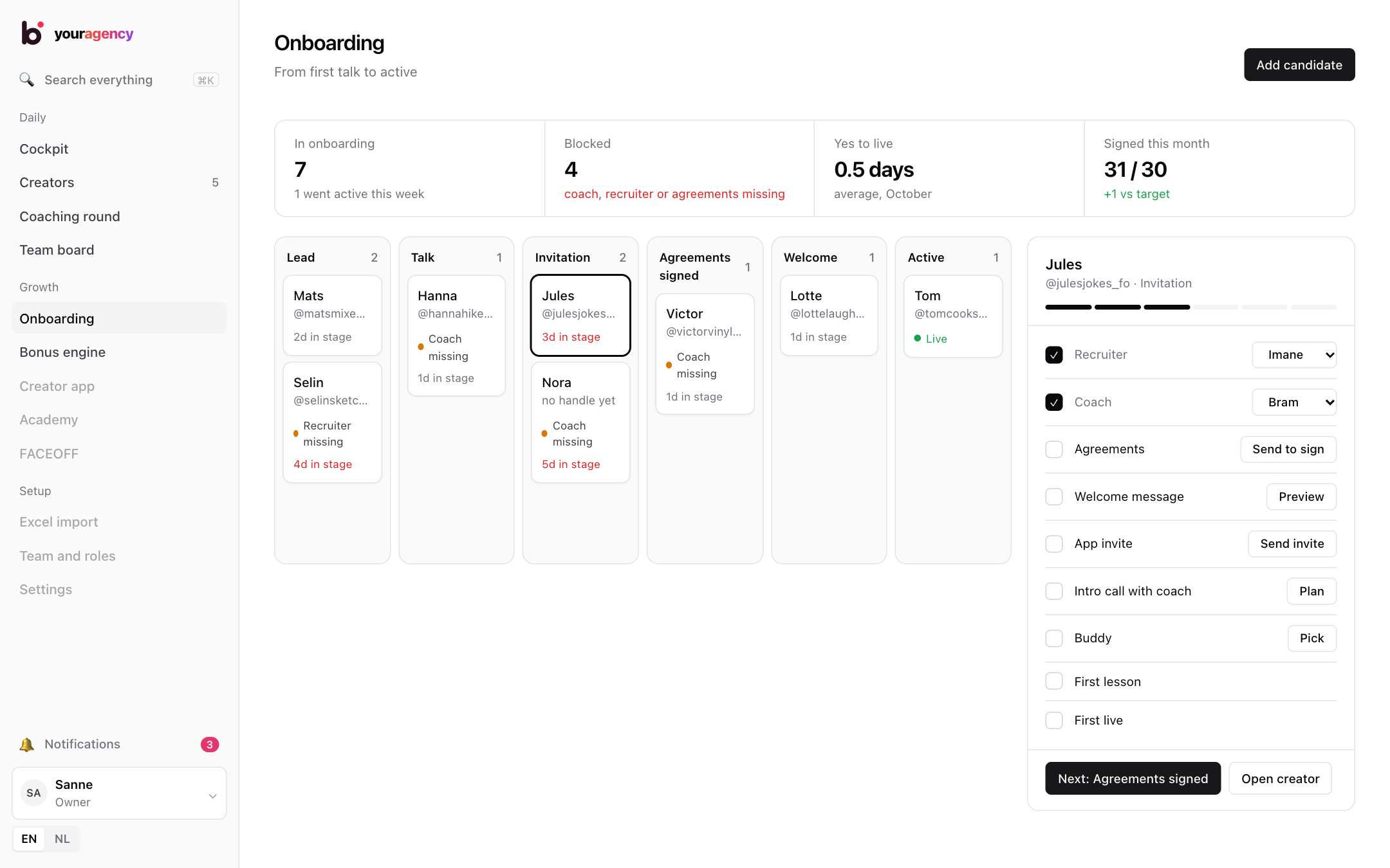 Onboarding